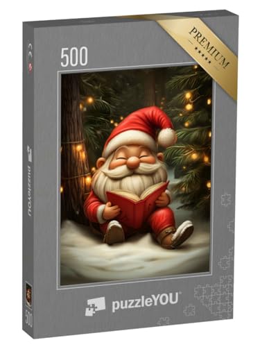 puzzleYOU: Puzzle 500 Teile „Das rote Wichtelbuch“ von puzzleYOU
