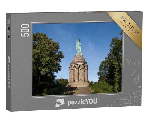 puzzleYOU: Puzzle 500 Teile „Hermannsdenkmal, Statue des Arminius, Teutoburger Wald“ von puzzleYOU
