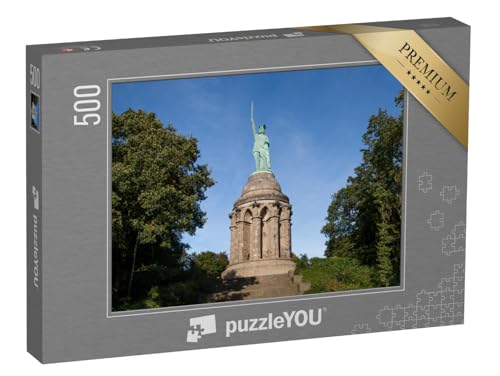 puzzleYOU: Puzzle 500 Teile „Hermannsdenkmal, Statue des Arminius, Teutoburger Wald“ von puzzleYOU