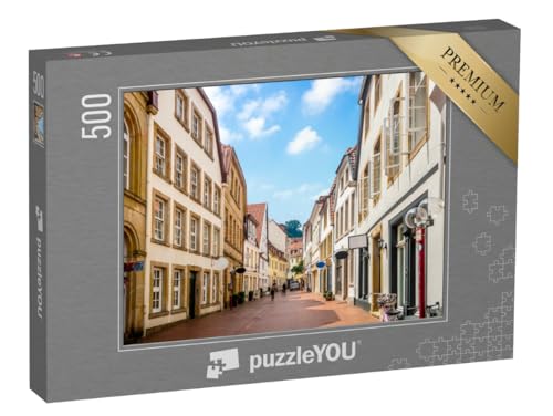puzzleYOU: Puzzle 500 Teile „Historische Straße mit Alten Häusern in Osnabrück, Deutschland“ – aus der Puzzle-Kollektion Osnabrück puzzleYOU: Puzzle 500 Teile „Historische Straße mit Alten Häusern in Osnabrück, Deutschland“ – aus der Puzzle-Kollektion Osnabrück von puzzleYOU