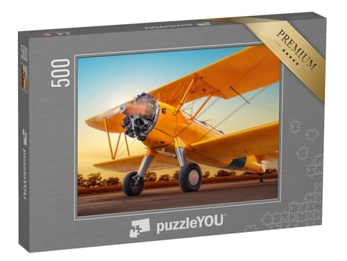 puzzleYOU: Puzzle 500 Teile „Historisches Flugzeug auf Einer Landebahn“ – aus der Puzzle-Kollektion Flugzeuge, Historische Bilder puzzleYOU: Puzzle 500 Teile „Historisches Flugzeug auf Einer Landebahn“ – aus der Puzzle-Kollektion Flugzeuge, Historische Bilder von puzzleYOU