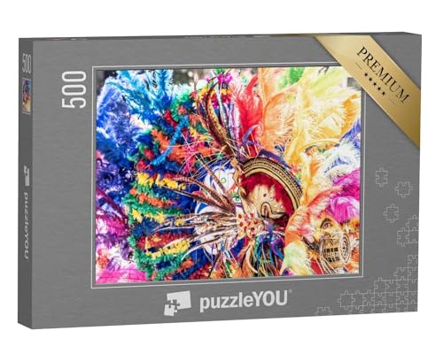 puzzleYOU: Puzzle 500 Teile „Karnevals von Barranquilla: Hände, Kerzen und Kostüme, Kolumbien“ – aus der Puzzle-Kollektion Südamerika von puzzleYOU