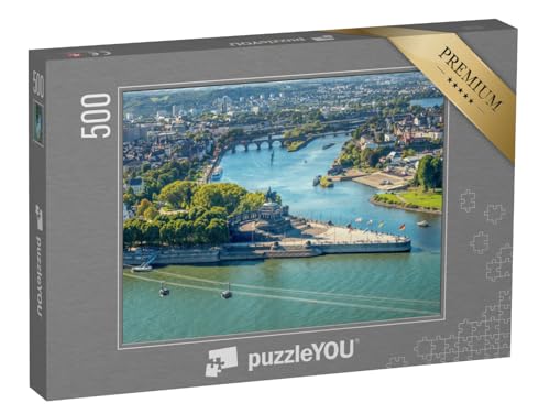 puzzleYOU: Puzzle 500 Teile „Koblenz, Deutsches Eck, Festung Ehrenbreitstein“ – aus der Puzzle-Kollektion Deutschland puzzleYOU: Puzzle 500 Teile „Koblenz, Deutsches Eck, Festung Ehrenbreitstein“ – aus der Puzzle-Kollektion Deutschland von puzzleYOU