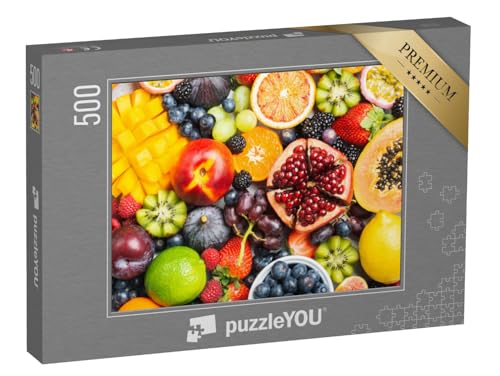 puzzleYOU: Puzzle 500 Teile „Köstliche gesunde Früchte: Erdbeeren, Mango und mehr“ – aus der Puzzle-Kollektion Obst, Essen und Trinken puzzleYOU: Puzzle 500 Teile „Köstliche gesunde Früchte: Erdbeeren, Mango und mehr“ – aus der Puzzle-Kollektion Obst, Essen und Trinken von puzzleYOU