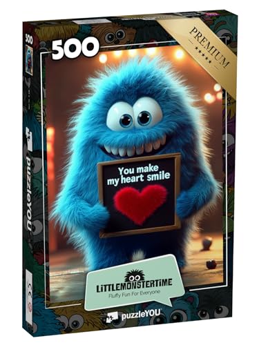 puzzleYOU: Puzzle 500 Teile „LITTLEMONSTERTIME: You Make My Heart Smile“ puzzleYOU: Puzzle 500 Teile „LITTLEMONSTERTIME: You Make My Heart Smile“ von puzzleYOU