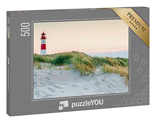 puzzleYOU: Puzzle 500 Teile „Leuchtturm an der Nordsee-Küste von Sylt“ von puzzleYOU