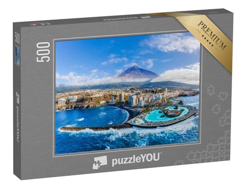 puzzleYOU: Puzzle 500 Teile „Luftaufnahme mit Puerto de la Cruz und Vulkan Teide, Teneriffa, Spanien“ – aus der Puzzle-Kollektion Atlantik, Teneriffa, Insel & Meer puzzleYOU: Puzzle 500 Teile „Luftaufnahme mit Puerto de la Cruz und Vulkan Teide, Teneriffa, Spanien“ – aus der Puzzle-Kollektion Atlantik, Teneriffa, Insel & Meer von puzzleYOU