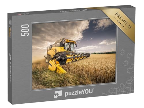 puzzleYOU: Puzzle 500 Teile „Mähdrescher bei der Weizenernte“ – aus der Puzzle-Kollektion Landwirtschaft puzzleYOU: Puzzle 500 Teile „Mähdrescher bei der Weizenernte“ – aus der Puzzle-Kollektion Landwirtschaft von puzzleYOU