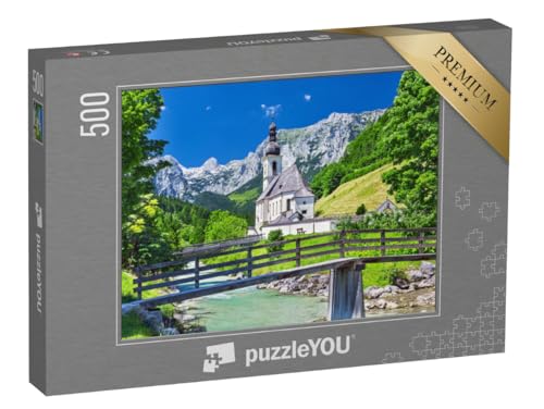 puzzleYOU: Puzzle 500 Teile „Malerische Berglandschaft: St. Sebastian im Dorf Ramsau“ – aus der Puzzle-Kollektion Brücken, Deutschland, Flüsse & Seen, Brücken & Brunnen puzzleYOU: Puzzle 500 Teile „Malerische Berglandschaft: St. Sebastian im Dorf Ramsau“ – aus der Puzzle-Kollektion Brücken, Deutschland, Flüsse & Seen, Brücken & Brunnen von puzzleYOU
