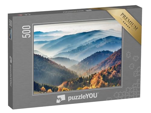 puzzleYOU: Puzzle 500 Teile „Malerischer Schwarzwald: Berge im Nebel, Baden-Württemberg, Deutschland“ – aus der Puzzle-Kollektion Natur, Wälder, Deutschland, Schwarzwald, Wald & Bäume puzzleYOU: Puzzle 500 Teile „Malerischer Schwarzwald: Berge im Nebel, Baden-Württemberg, Deutschland“ – aus der Puzzle-Kollektion Natur, Wälder, Deutschland, Schwarzwald, Wald & Bäume von puzzleYOU