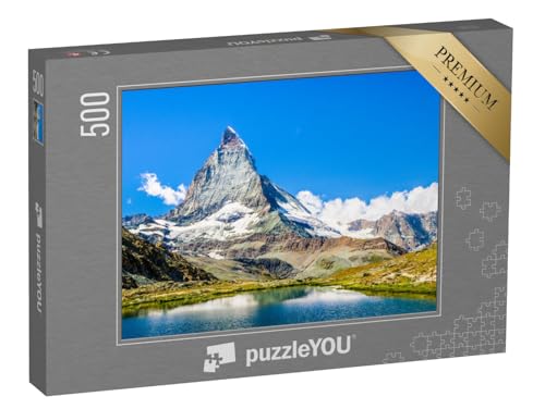 puzzleYOU: Puzzle 500 Teile „Matterhorn“ – aus der Puzzle-Kollektion Matterhorn, Landschaft, Berge & Täler von puzzleYOU
