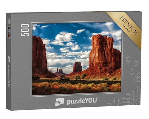 puzzleYOU: Puzzle 500 Teile „Monument Valley, Utah und Arizona, USA“ – aus der Puzzle-Kollektion Monument Valley von puzzleYOU