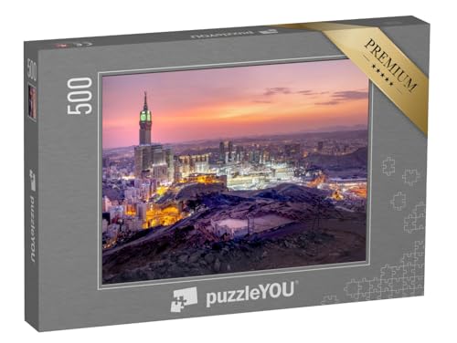 puzzleYOU: Puzzle 500 Teile „Nächtlicher Blick auf Mekka in Saudi-Arabien“ – aus der Puzzle-Kollektion Arabien puzzleYOU: Puzzle 500 Teile „Nächtlicher Blick auf Mekka in Saudi-Arabien“ – aus der Puzzle-Kollektion Arabien von puzzleYOU