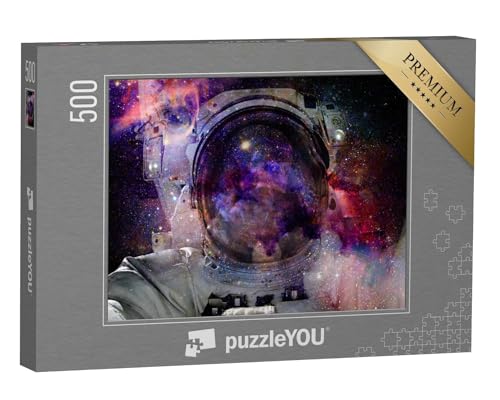 puzzleYOU: Puzzle 500 Teile „Nebel und Sterne im tiefen Raum, geheimnisvolles Universum“ von puzzleYOU