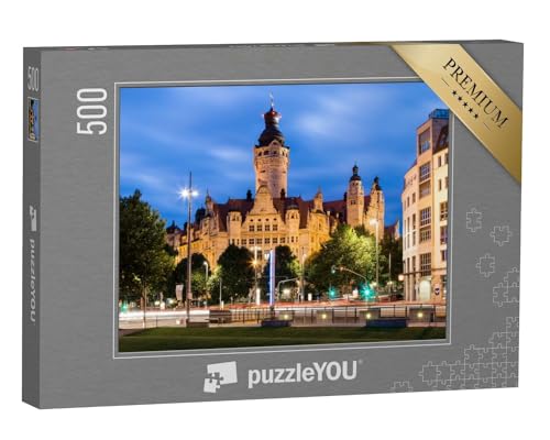 puzzleYOU: Puzzle 500 Teile „Neues Rathaus Leipzig“ von puzzleYOU
