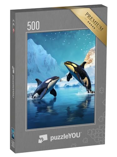 puzzleYOU: Puzzle 500 Teile „Orkas Expedition ins weiße Herz“ von puzzleYOU