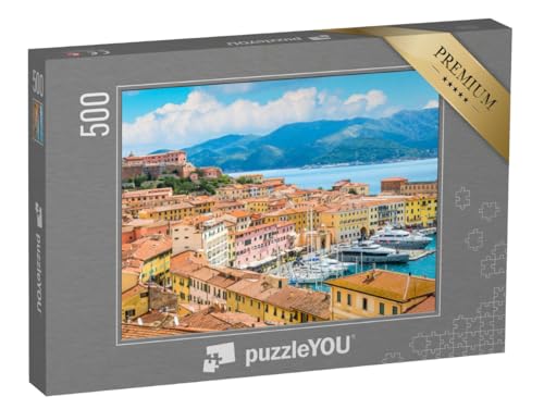 puzzleYOU: Puzzle 500 Teile „Panoramablick auf Portoferraio auf der Insel Elba, Toskana, Italien“ puzzleYOU: Puzzle 500 Teile „Panoramablick auf Portoferraio auf der Insel Elba, Toskana, Italien“ von puzzleYOU