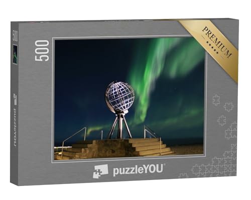puzzleYOU: Puzzle 500 Teile „Polarlichter am Nordkap“ – aus der Puzzle-Kollektion Nordkap von puzzleYOU