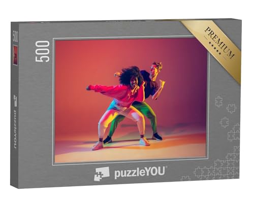 puzzleYOU: Puzzle 500 Teile „Power beim Tanzen“ – aus der Puzzle-Kollektion Tanz, Menschen von puzzleYOU