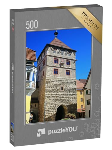 puzzleYOU: Puzzle 500 Teile „Rottweil, Stadt mit vielen Sehenswürdigkeiten, Deutschland“ von puzzleYOU