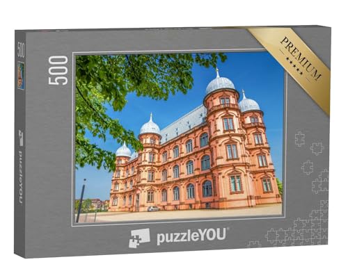puzzleYOU: Puzzle 500 Teile „Schloss Gottesaue, Karlsruhe“ – aus der Puzzle-Kollektion Karlsruhe von puzzleYOU