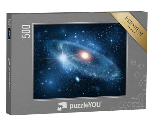 puzzleYOU: Puzzle 500 Teile „Sirius, hellster Stern am Nachthimmel über der Erde“ – aus der Puzzle-Kollektion Astronomie von puzzleYOU