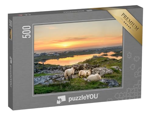 puzzleYOU: Puzzle 500 Teile „Sonnenuntergang in Connemara, Irland“ – aus der Puzzle-Kollektion Irland puzzleYOU: Puzzle 500 Teile „Sonnenuntergang in Connemara, Irland“ – aus der Puzzle-Kollektion Irland von puzzleYOU