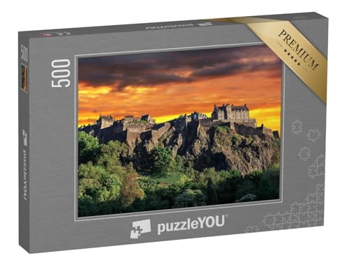 puzzleYOU: Puzzle 500 Teile „Spektakulärer Sonnenuntergang am Hügel des Edinburgh Castle, Schottland“ – aus der Puzzle-Kollektion Schottland puzzleYOU: Puzzle 500 Teile „Spektakulärer Sonnenuntergang am Hügel des Edinburgh Castle, Schottland“ – aus der Puzzle-Kollektion Schottland von puzzleYOU