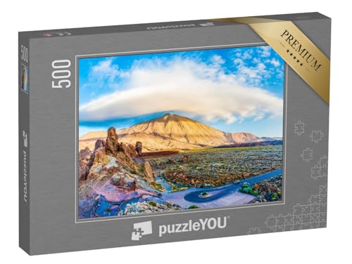 puzzleYOU: Puzzle 500 Teile „Teide National Park mit Vulkan auf Teneriffa, Spanien“ – aus der Puzzle-Kollektion Spanien von puzzleYOU