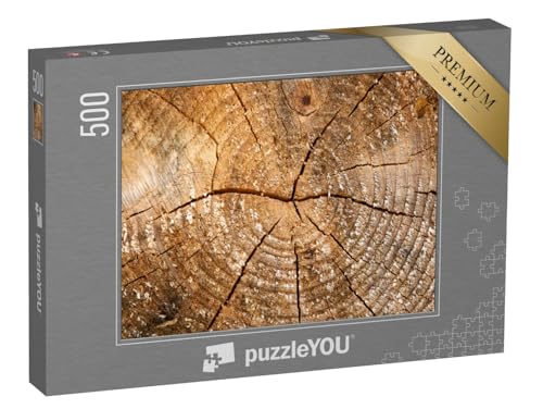puzzleYOU: Puzzle 500 Teile „Verwittertes Holz mit Jahresringen“ – aus der Puzzle-Kollektion Bäume, Wald & Bäume puzzleYOU: Puzzle 500 Teile „Verwittertes Holz mit Jahresringen“ – aus der Puzzle-Kollektion Bäume, Wald & Bäume von puzzleYOU
