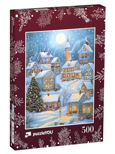 puzzleYOU: Puzzle 500 Teile „Weihnachtsstadt mit süßen Häuschen“ – aus der Puzzle-Kollektion Weihnachten puzzleYOU: Puzzle 500 Teile „Weihnachtsstadt mit süßen Häuschen“ – aus der Puzzle-Kollektion Weihnachten von puzzleYOU