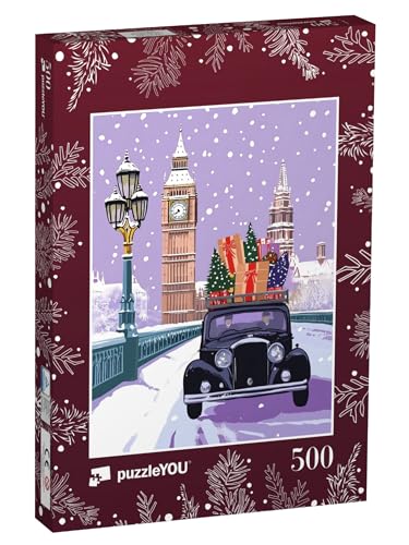 puzzleYOU: Puzzle 500 Teile „Weihnachtstrip nach London“ – aus der Puzzle-Kollektion Weihnachten puzzleYOU: Puzzle 500 Teile „Weihnachtstrip nach London“ – aus der Puzzle-Kollektion Weihnachten von puzzleYOU