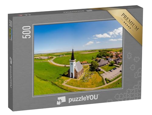 puzzleYOU: Puzzle 500 Teile „Weiße Kirche in Den Hoorn auf Texel in den Niederlanden“ – aus der Puzzle-Kollektion Texel puzzleYOU: Puzzle 500 Teile „Weiße Kirche in Den Hoorn auf Texel in den Niederlanden“ – aus der Puzzle-Kollektion Texel von puzzleYOU