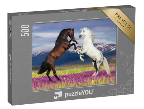 puzzleYOU: Puzzle 500 Teile „Wilde Schönheit: Zwei tanzende Pferde“ – aus der Puzzle-Kollektion Tiere puzzleYOU: Puzzle 500 Teile „Wilde Schönheit: Zwei tanzende Pferde“ – aus der Puzzle-Kollektion Tiere von puzzleYOU