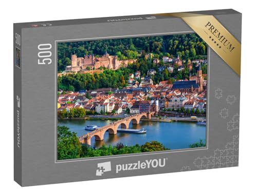 puzzleYOU: Puzzle 500 Teile „Wunderschöner Blick auf Heidelberg am Neckar“ – aus der Puzzle-Kollektion Brücken, Flüsse & Seen, Brücken & Brunnen puzzleYOU: Puzzle 500 Teile „Wunderschöner Blick auf Heidelberg am Neckar“ – aus der Puzzle-Kollektion Brücken, Flüsse & Seen, Brücken & Brunnen von puzzleYOU