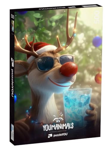 puzzleYOU: Puzzle 500 Teile „YOUMANIMALS: Prancer“ von puzzleYOU
