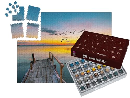 puzzleYOU: Puzzle-Adventskalender | „Alter Holz-Steg am See“ puzzleYOU: Puzzle-Adventskalender | „Alter Holz-Steg am See“ von puzzleYOU