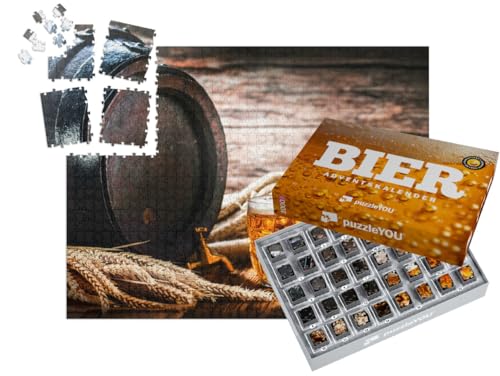 puzzleYOU: Puzzle-Adventskalender | „Bierfass mit einem kleinen Bier und Einer Maß Bier“ puzzleYOU: Puzzle-Adventskalender | „Bierfass mit einem kleinen Bier und Einer Maß Bier“ von puzzleYOU