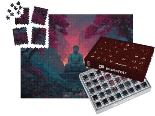 puzzleYOU: Puzzle-Adventskalender | „Buddha im erleuchteten Berg“ – aus der Puzzle-Kollektion Buddha puzzleYOU: Puzzle-Adventskalender | „Buddha im erleuchteten Berg“ – aus der Puzzle-Kollektion Buddha von puzzleYOU