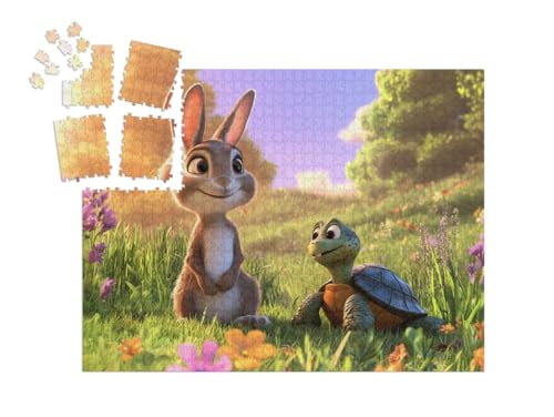 puzzleYOU: Puzzle-Adventskalender | „Das kleine Kaninchen mit seinem Schildkrötenfreund“ – aus der Puzzle-Kollektion Kinderpuzzle puzzleYOU: Puzzle-Adventskalender | „Das kleine Kaninchen mit seinem Schildkrötenfreund“ – aus der Puzzle-Kollektion Kinderpuzzle von puzzleYOU