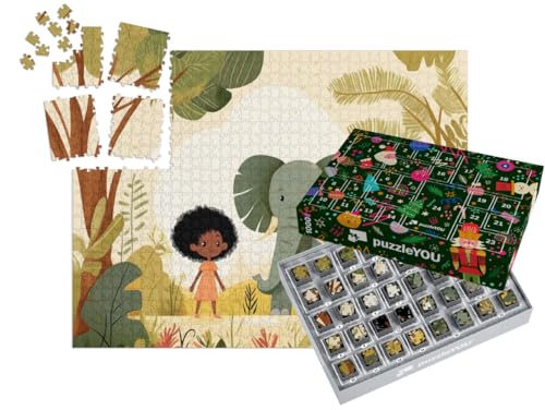 puzzleYOU: Puzzle-Adventskalender | „Der kleine Elefant“ – aus der Puzzle-Kollektion Kinderpuzzle puzzleYOU: Puzzle-Adventskalender | „Der kleine Elefant“ – aus der Puzzle-Kollektion Kinderpuzzle von puzzleYOU