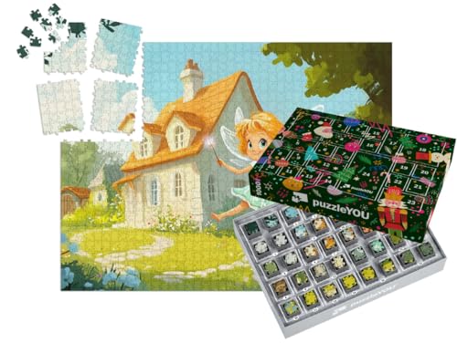 puzzleYOU: Puzzle-Adventskalender | „Die kleine, Fliegende Feenkönigin“ – aus der Puzzle-Kollektion Kinderpuzzle puzzleYOU: Puzzle-Adventskalender | „Die kleine, Fliegende Feenkönigin“ – aus der Puzzle-Kollektion Kinderpuzzle von puzzleYOU