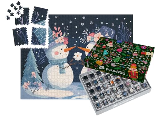 puzzleYOU: Puzzle-Adventskalender | „Die kleine Schneemannfamilie“ – aus der Puzzle-Kollektion Kinderpuzzle puzzleYOU: Puzzle-Adventskalender | „Die kleine Schneemannfamilie“ – aus der Puzzle-Kollektion Kinderpuzzle von puzzleYOU