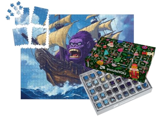 puzzleYOU: Puzzle-Adventskalender | „Eroberer der Wellen“ – aus der Puzzle-Kollektion Kinderpuzzle puzzleYOU: Puzzle-Adventskalender | „Eroberer der Wellen“ – aus der Puzzle-Kollektion Kinderpuzzle von puzzleYOU