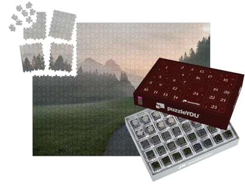 puzzleYOU: Puzzle-Adventskalender | „Früher Morgen in den Alpen“ puzzleYOU: Puzzle-Adventskalender | „Früher Morgen in den Alpen“ von puzzleYOU