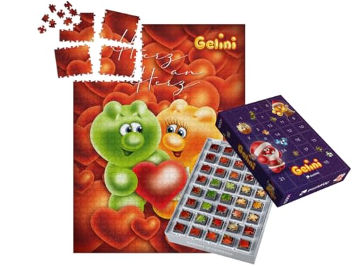 puzzleYOU: Puzzle-Adventskalender | „Gelini Herz“ von puzzleYOU