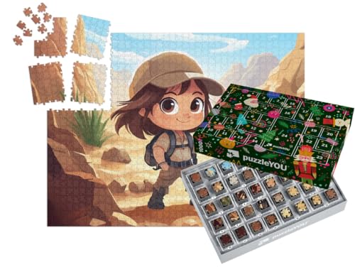 puzzleYOU: Puzzle-Adventskalender | „Kleine Entdeckerin“ – aus der Puzzle-Kollektion Kinderpuzzle puzzleYOU: Puzzle-Adventskalender | „Kleine Entdeckerin“ – aus der Puzzle-Kollektion Kinderpuzzle von puzzleYOU