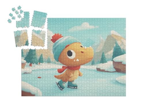 puzzleYOU: Puzzle-Adventskalender | „Kleiner Dino ganz groß auf Kufen“ puzzleYOU: Puzzle-Adventskalender | „Kleiner Dino ganz groß auf Kufen“ von puzzleYOU