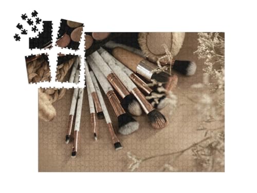 puzzleYOU: Puzzle-Adventskalender | „Make-up Pinsel, ästhetisch, Marmor Details und Roségold“ puzzleYOU: Puzzle-Adventskalender | „Make-up Pinsel, ästhetisch, Marmor Details und Roségold“ von puzzleYOU
