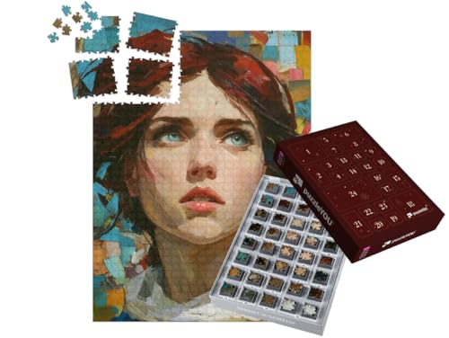 puzzleYOU: Puzzle-Adventskalender | „Stille Entschlossenheit“ – aus der Puzzle-Kollektion Menschen von puzzleYOU